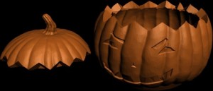 Hollow Halloween Pumpkin